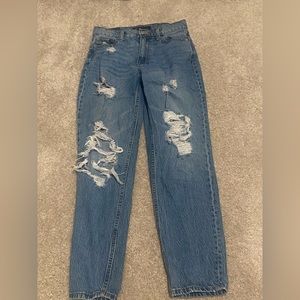Aeropastel 00 Distressed Mom Jean